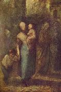 Honore Daumier, In der Strabe